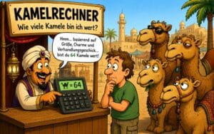 Kamelrechner: Wie viele Kamele bin ich wert?