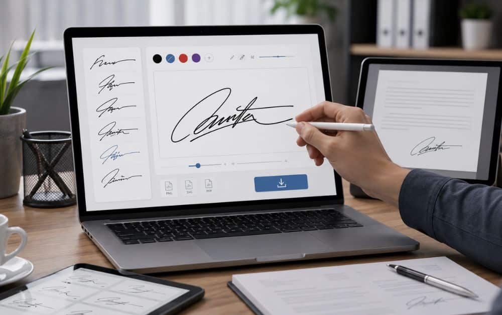Unterschrift Generator