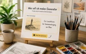 Was soll ich malen Generator - Finde sofort kreative Zeichenideen